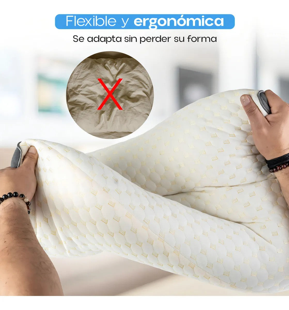 Almohada Ergonómica Ortopédica CerviLux™