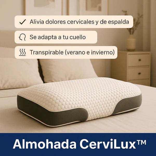 Almohada Ergonómica Ortopédica CerviLux™