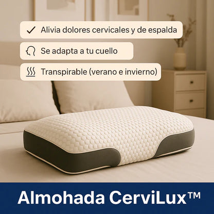 Almohada Ergonómica Ortopédica CerviLux™